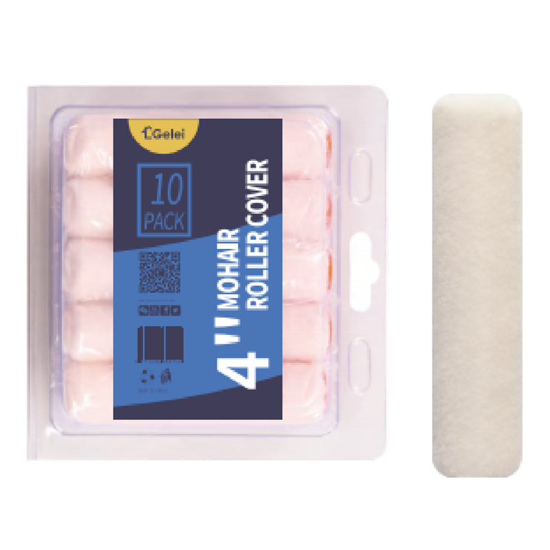 4 tuuman Mohair Roller Cover Kit